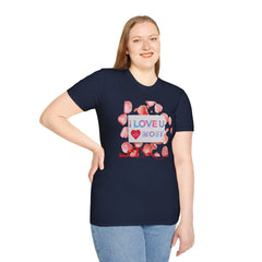 I Love U Most Floral T-Shirt — Romantic Valentine’s Day Tee