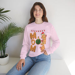 Gingerbread MOM and Her Crew Christmas Crewneck Sweatshirt