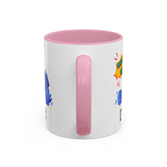 Dad Coffee Mug — "Crushin' SH!t" Blue Rock Gamer Mug (11oz & 15oz)