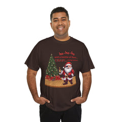 Santa “ho-ho-ho and a bottle of Rum…CRAP” Holiday Tee shirt