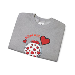 Filled with Love Unisex Heavy Blend™ Crewneck Sweatshirt