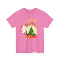 I Believe Christmas Unisex Heavy Cotton Tee