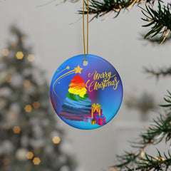 Ceramic Ornaments Pride Merry Christmas