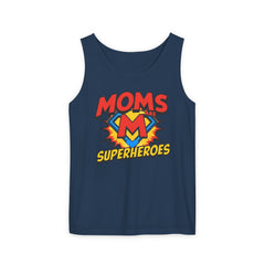 Mom’s Superheroes Tank Top Comic Book Style Shirt