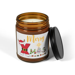 Xmas Scented Soy Candle (Multi-Size, Amber Jar)