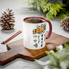 Focus Funny Wordplay Mug — Colorful 11oz/15oz Ceramic Coffee Cup