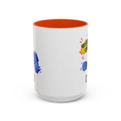 Dad Coffee Mug — "Crushin' SH!t" Blue Rock Gamer Mug (11oz & 15oz)
