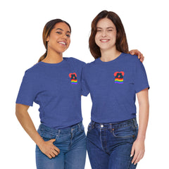 Pride Heart Pocket Tee — Rainbow LGBTQ+ Short Sleeve T-Shirt