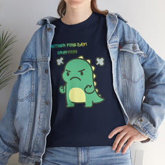 Angry Dino — "Another Fine Day! Crap!" Graphic Tee