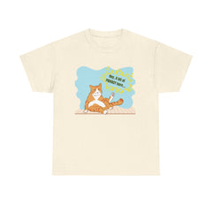 Hey Can I Get a Bit of PRIVACY Here..Orange Cat Graphic T-Shirt