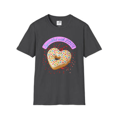Sprinkled With Love Heart Donut Graphic Tee