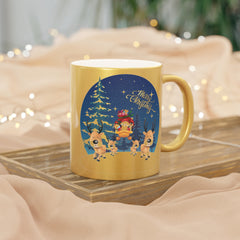 Metallic Holiday Mug (Silver\Gold)