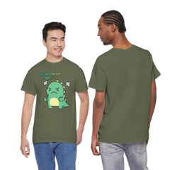 Angry Dino — "Another Fine Day! Crap!" Graphic Tee