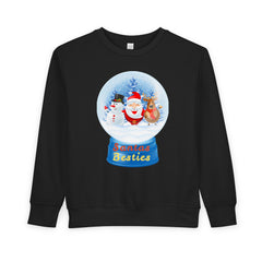 "Santa’s Besties" Snow Globe Holiday Toddler Sweatshirt