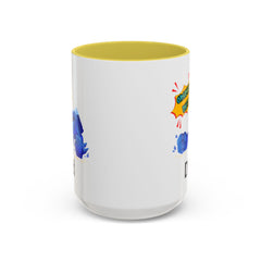 Dad Coffee Mug — "Crushin' SH!t" Blue Rock Gamer Mug (11oz & 15oz)