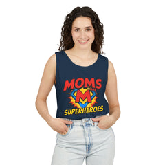 Mom’s Superheroes Tank Top Comic Book Style Shirt