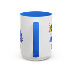 Dad Coffee Mug — "Crushin' SH!t" Blue Rock Gamer Mug (11oz & 15oz)