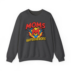 Moms Are Superheroes Crewneck Sweatshirt