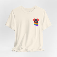 Pride Heart Pocket Tee — Rainbow LGBTQ+ Short Sleeve T-Shirt