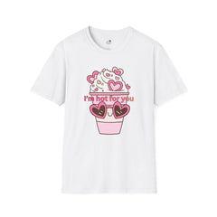I'm Hot For You Coffee Cup Tee — Cute Valentine's Day Graphic T-Shirt