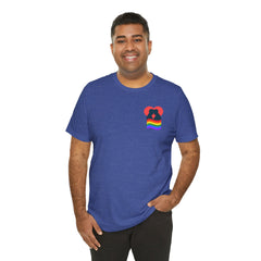 Pride Heart Tee 1— Rainbow Heart Graphic T-Shirt