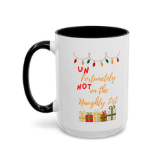 Accent Coffee Mug (11, 15oz) Naughty List