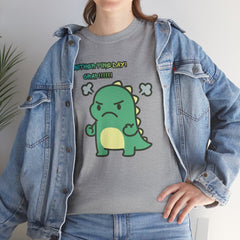 Angry Dino — "Another Fine Day! Crap!" Graphic Tee