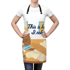 "This Is How I Roll" Rolling Pin & Flour Baking Kitchen Apron