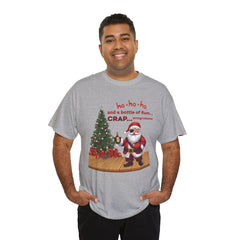 Santa “ho-ho-ho and a bottle of Rum…CRAP” Holiday Tee shirt