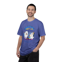 Hanukkah Dog T-Shirt — Cute Menorah & Dreidel Holiday Tee