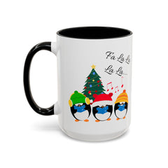 Coffee Mug Penguin Singing Design 11, 15oz