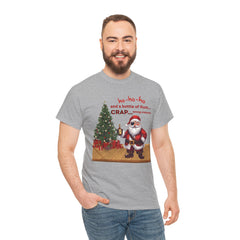 Santa “ho-ho-ho and a bottle of Rum…CRAP” Holiday Tee shirt