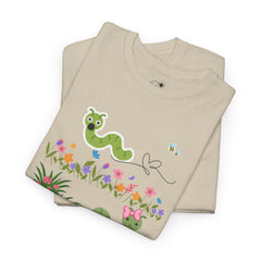 Cute Garden Worm Whimsical Springtime Tee