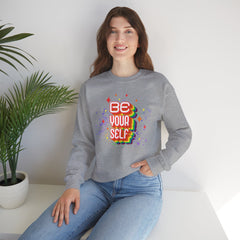Be Yourself Rainbow Crewneck Sweatshirt