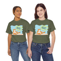 Hey Can I Get a Bit of PRIVACY Here..Orange Cat Graphic T-Shirt