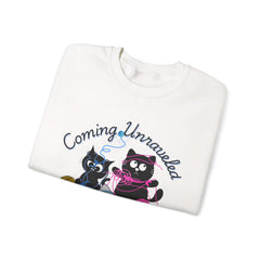 Cute Kittens with Yarn Coming Unraveled Cat Crewneck Sweatshirt