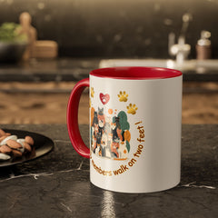 Cat Lover Mug – "Not all family members walk on two feet" Colorful 11oz/15oz Ceramic Mug