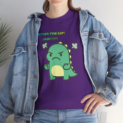 Angry Dino — "Another Fine Day! Crap!" Graphic Tee