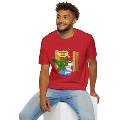 Funny Dinosaur Bathroom Humor T-Shirt