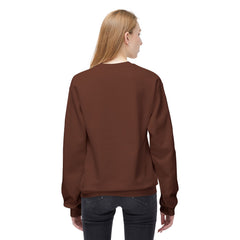 Campfire Cats Crewneck Sweatshirt — Woodland Night Cats Around a Bonfire