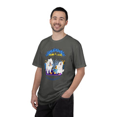 Hanukkah Dog T-Shirt — Cute Menorah & Dreidel Holiday Tee