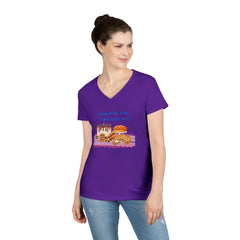 "If I bake it I'll EAT IT... I don’t KNEAD it", Baking Humor V-Neck Tee