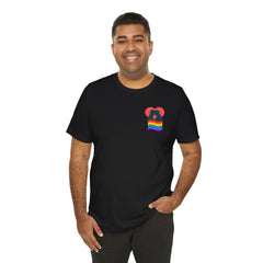 Pride Heart Tee 1— Rainbow Heart Graphic T-Shirt