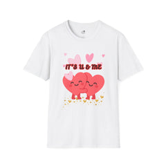 Valentine 'It's U & Me' Heart Couple T-Shirt