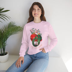 "Joy to the World" Holiday Knome Pullover Ornament Crewneck Sweatshirt