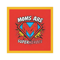 Moms Are Superheroes Car Magnet — Mother’s Day Superhero Vehicle Decal
