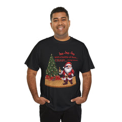 Santa “ho-ho-ho and a bottle of Rum…CRAP” Holiday Tee shirt
