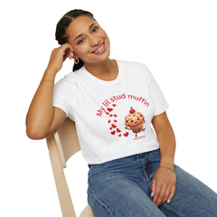 My Lil Stud Muffin T-Shirt — Cute Valentine’s Muffin Graphic Tee