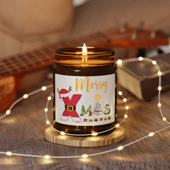 Xmas Scented Soy Candle (Multi-Size, Amber Jar)