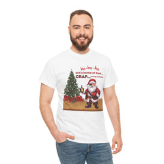 Santa “ho-ho-ho and a bottle of Rum…CRAP” Holiday Tee shirt